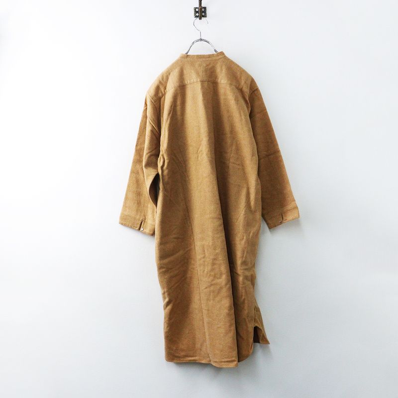 2025 AW アーツアンドサイエンス ARTS SCIENCE Lonｇ Night shirt コットンフランネル ロングナイトシャツ 1 茶系┃