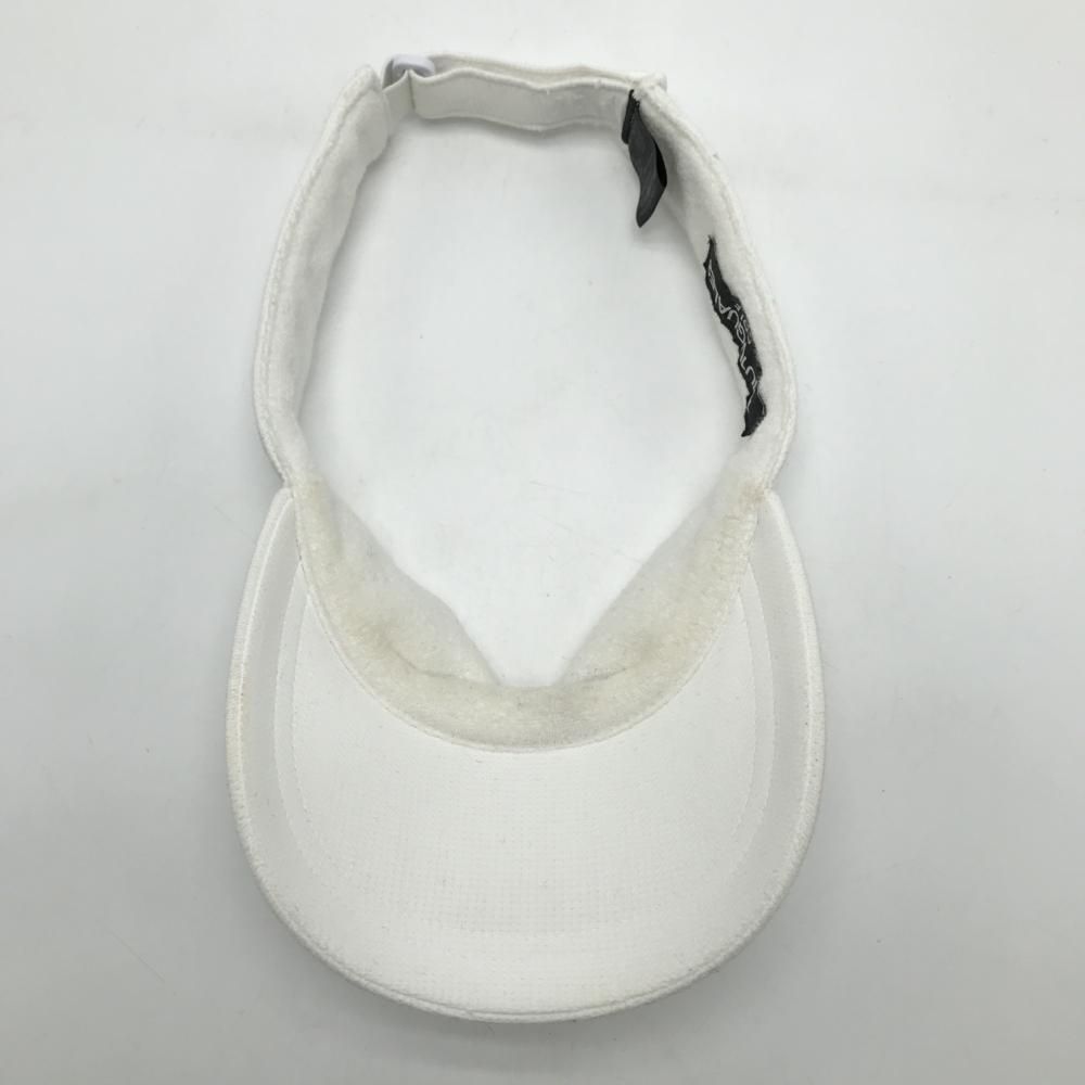 1PIU1UGUALE3 GOLF バイザー 白 新品未使用 GSG019 ウノピゥウノウ