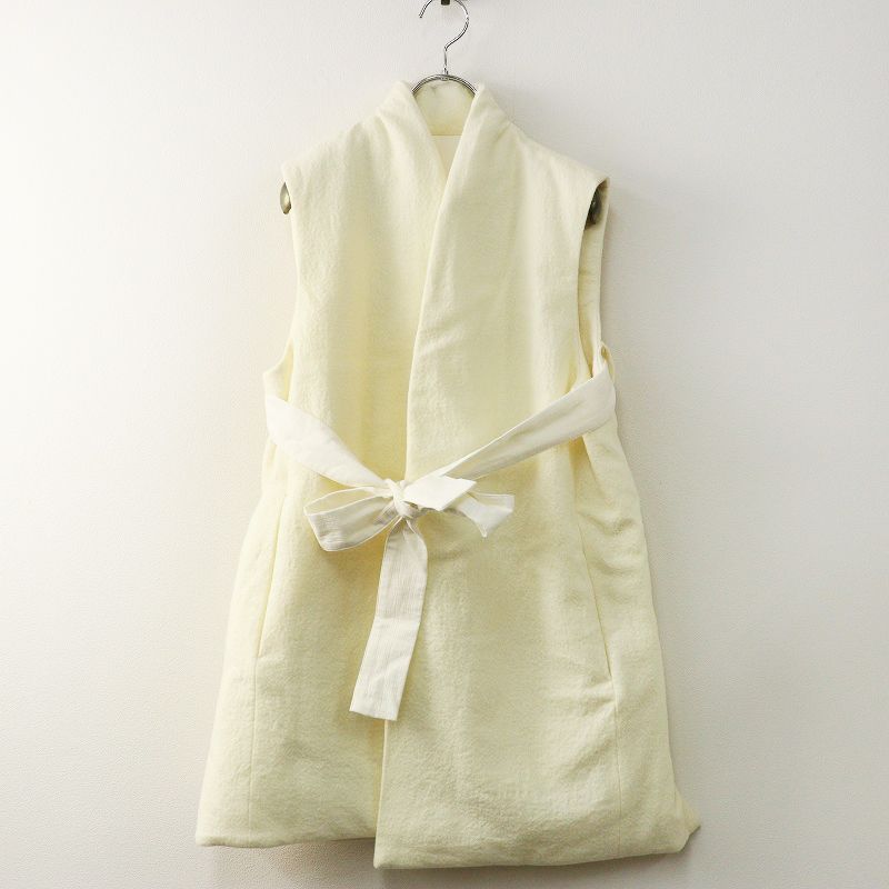 定価88000円 コズミックワンダー COSMIC WONDER フォーク ダウンベスト S アイボリー┃