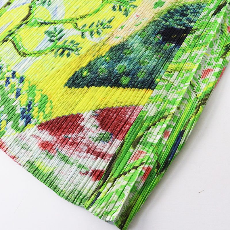  プリーツプリーズ イッセイミヤケ PLEATS PLEASE プロムナード ノースリーブワンピース 2┃ グリーン その他 その他