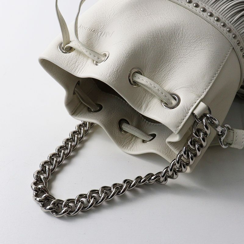 極美品 J&Mデヴィッドソン J&M DAVIDSON FRINGE CARNIVAL MINI CREAM 