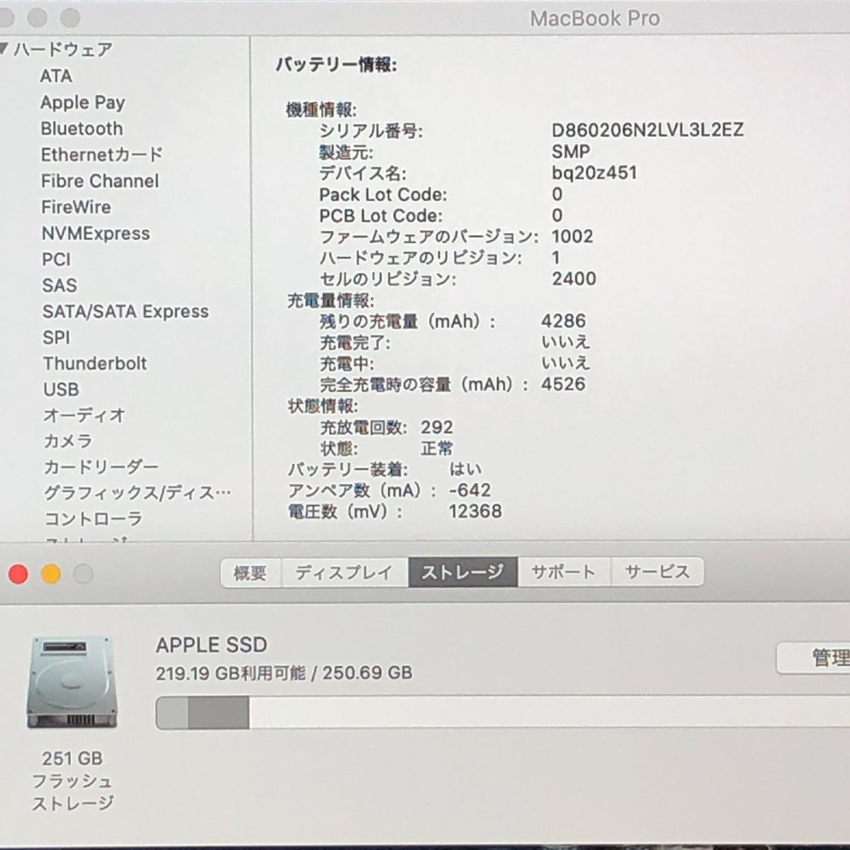 品 本体のみ Apple MacBook Pro 13インチ 2020 Thunderbolt 3ポートx 2 i 5 16 GB 256 不具合あり A 2289 EMC 3456 MB JUNK 251931 372721
