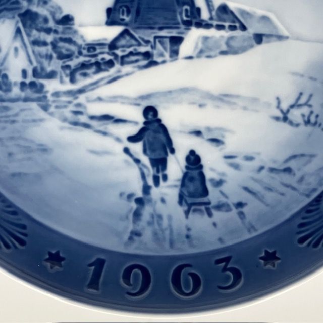 ロイヤルコペンハーゲン イヤープレート 1963年 「Hojsager Mill