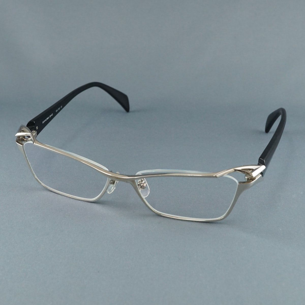 サムライ翔 ビジネスライン智 眼鏡 SS T 22 シルバー メンズ 日本製 チタン 哀川翔 X 8752