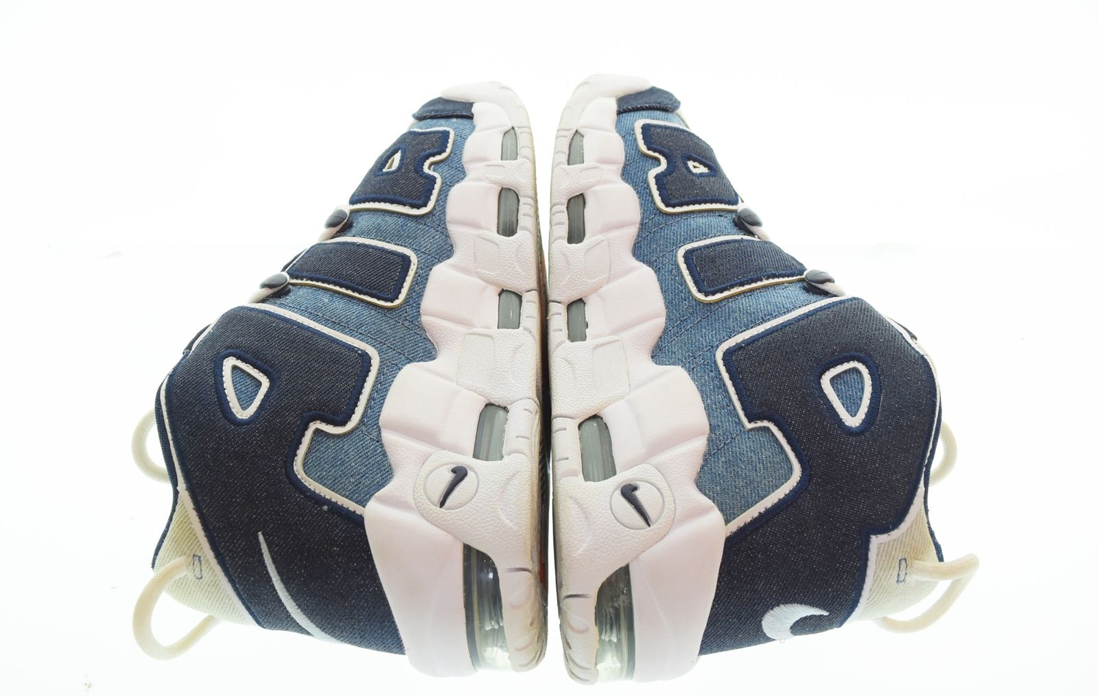  ナイキ NIKE AIR MORE UPTEMPO DENIM エアモアアップテンポ モアテン デニム スニーカー CJ 6125 100 メンズ靴 ブルー 25 cm 103 S 1387 スニーカー 靴