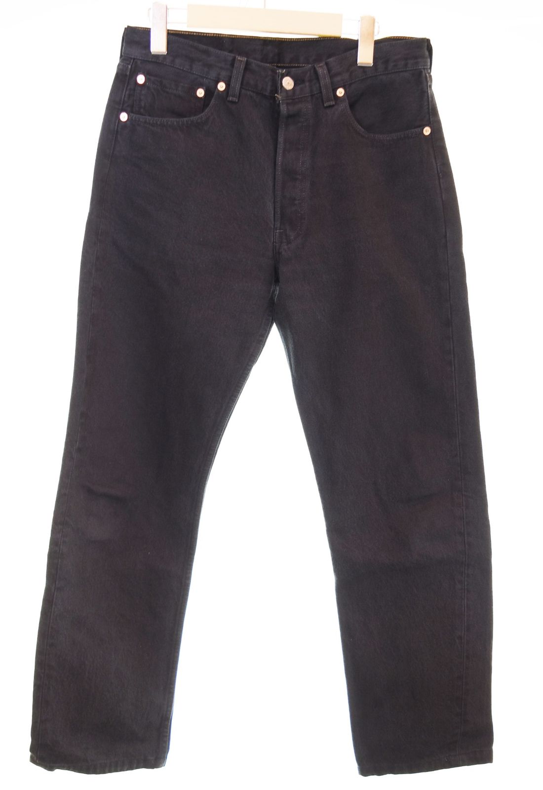 リーバイス Levi s 90 アメリカ製 後染め501 ブラックデニム 32 501 5958 デニム ブラック 103 MB 732