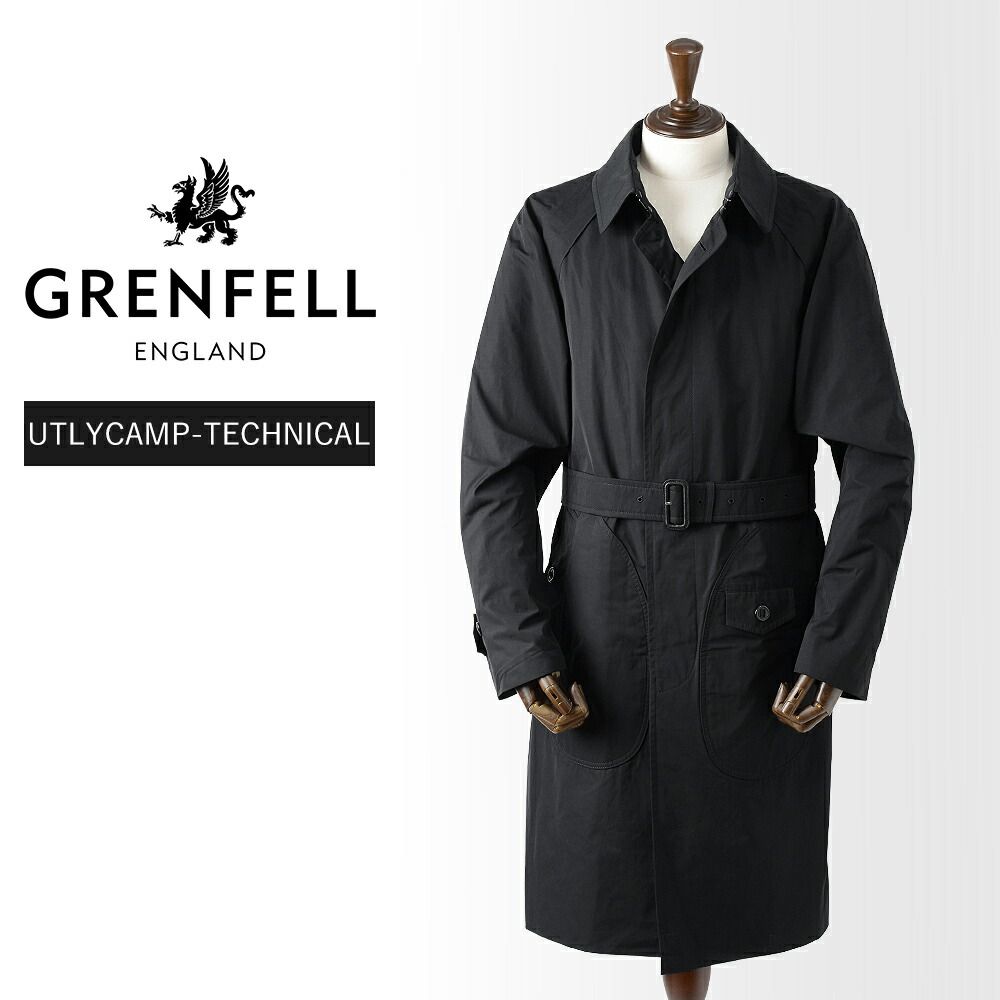 【値下げ】【レア】【美品】GRENFELL CAPE 黒 フリーサイズ 7-322 黒 ケープ衿 フリー | capriciousmie