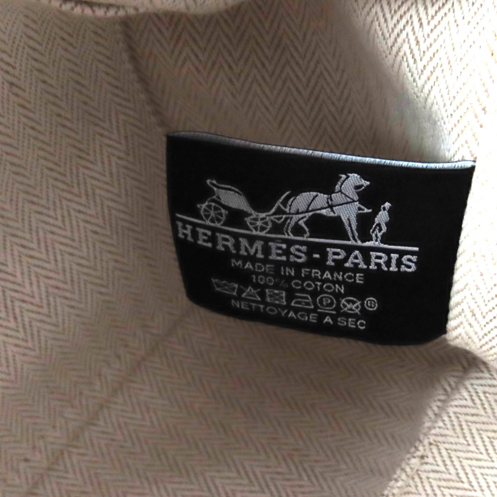 未使用品☆HERMES エルメス ブリッド・ア・ブラック PM コットン100