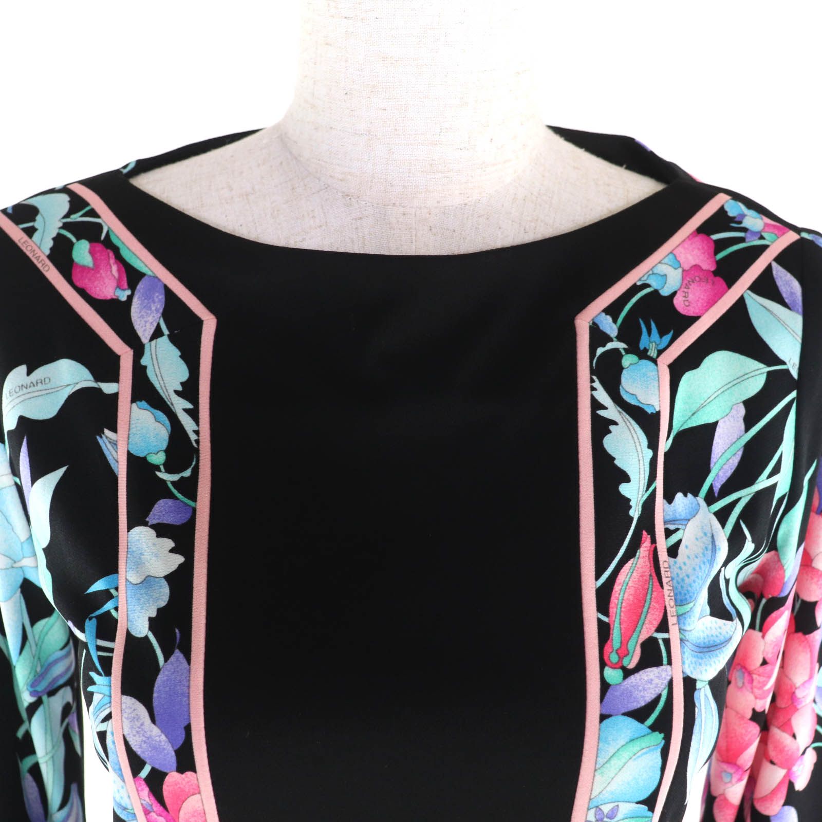 極美品☆LEONARD FASHION レオナール ファッション 0130213 カンカン