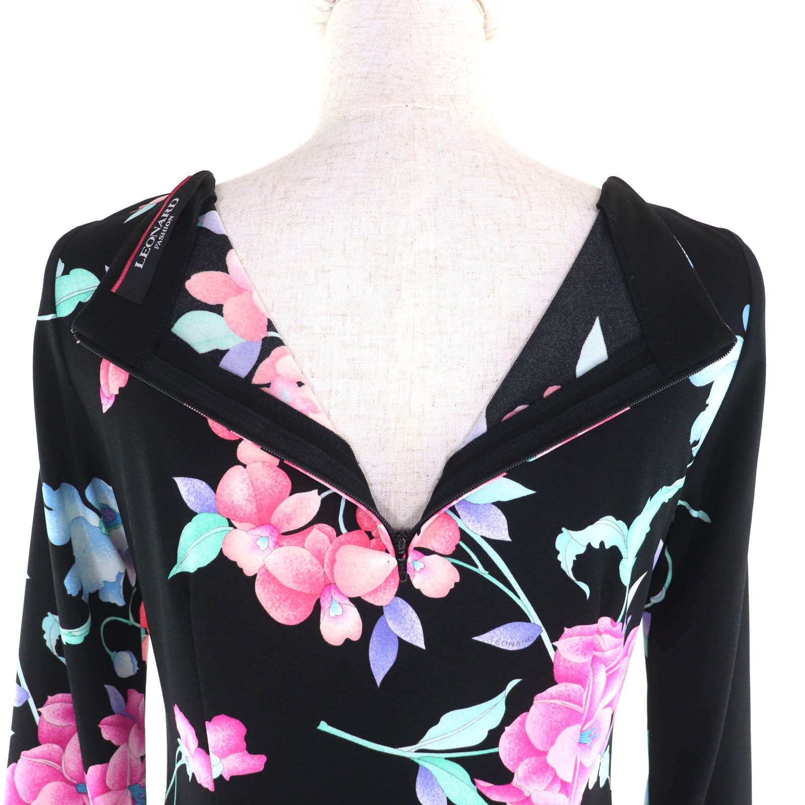 極美品☆LEONARD FASHION レオナール ファッション 0130213 カンカン