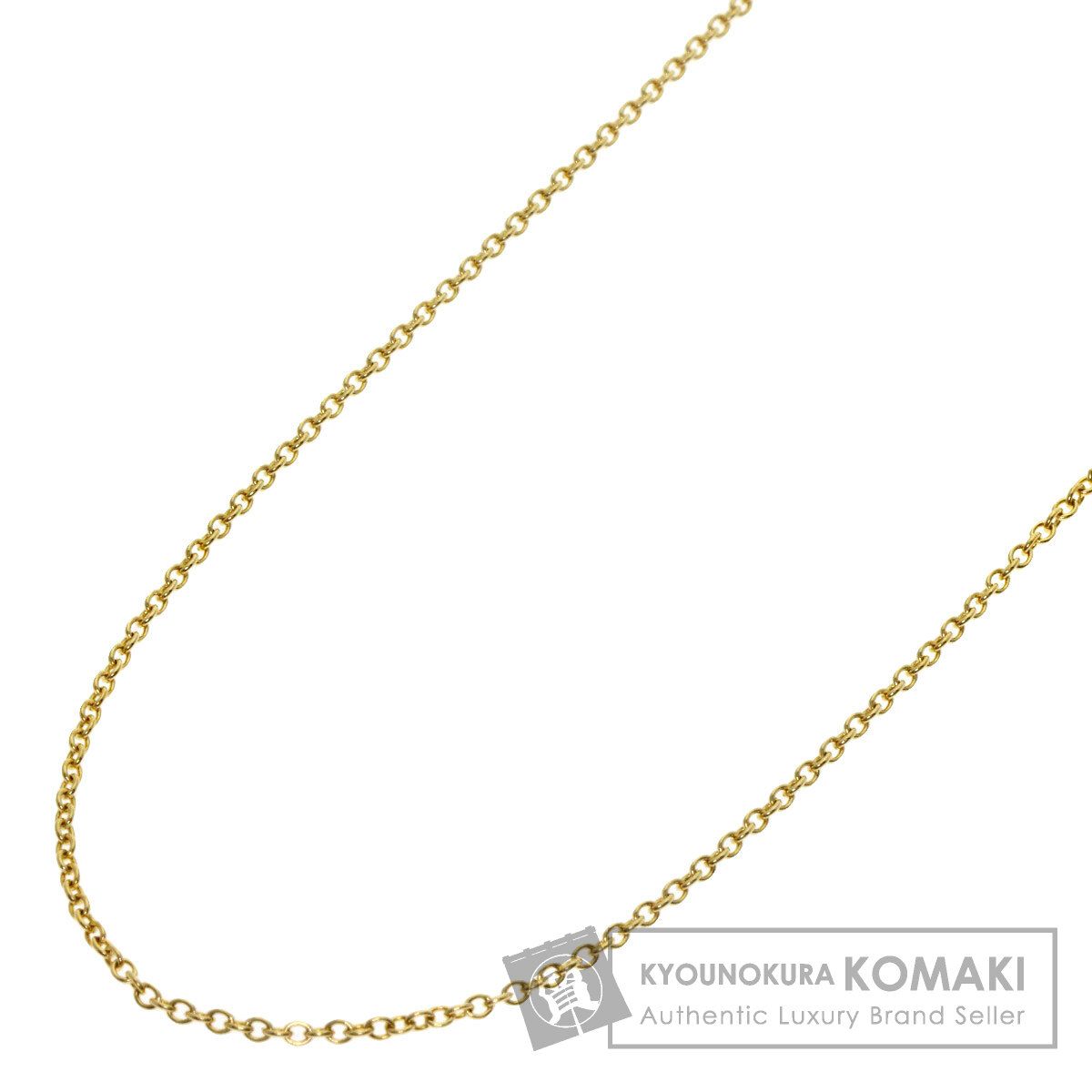 TIFFANY Co ティファニー チェーン 43 cm ネックレス K 18 YG レディース