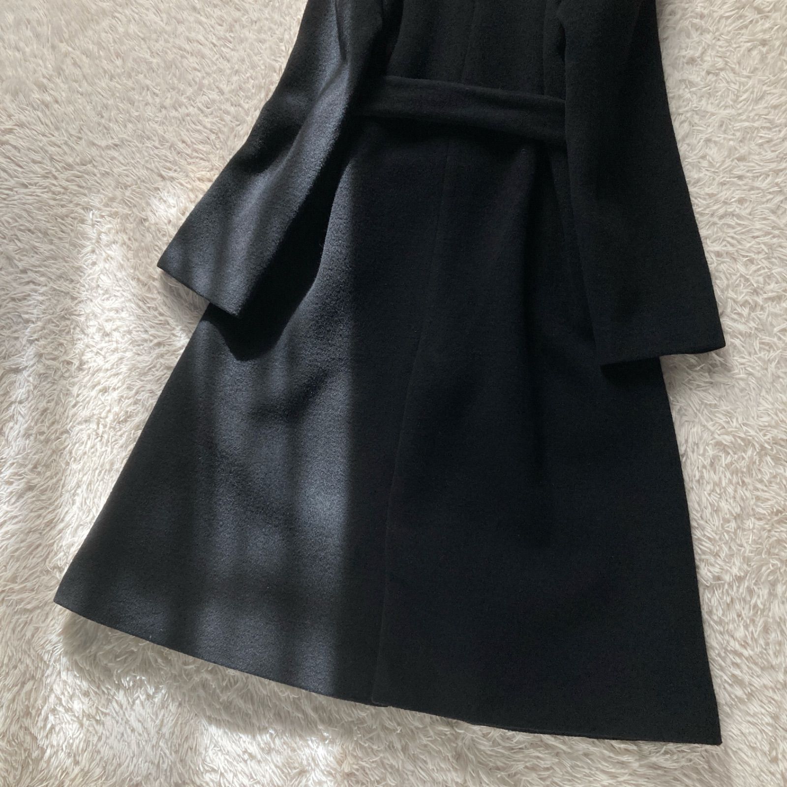 美品 Demi-Luxe BEAMS デミルクスビームス ベルテッドコート ロング 