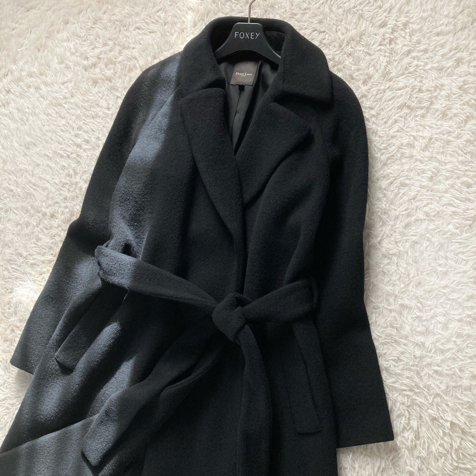 美品 Demi-Luxe BEAMS デミルクスビームス ベルテッドコート ロング 