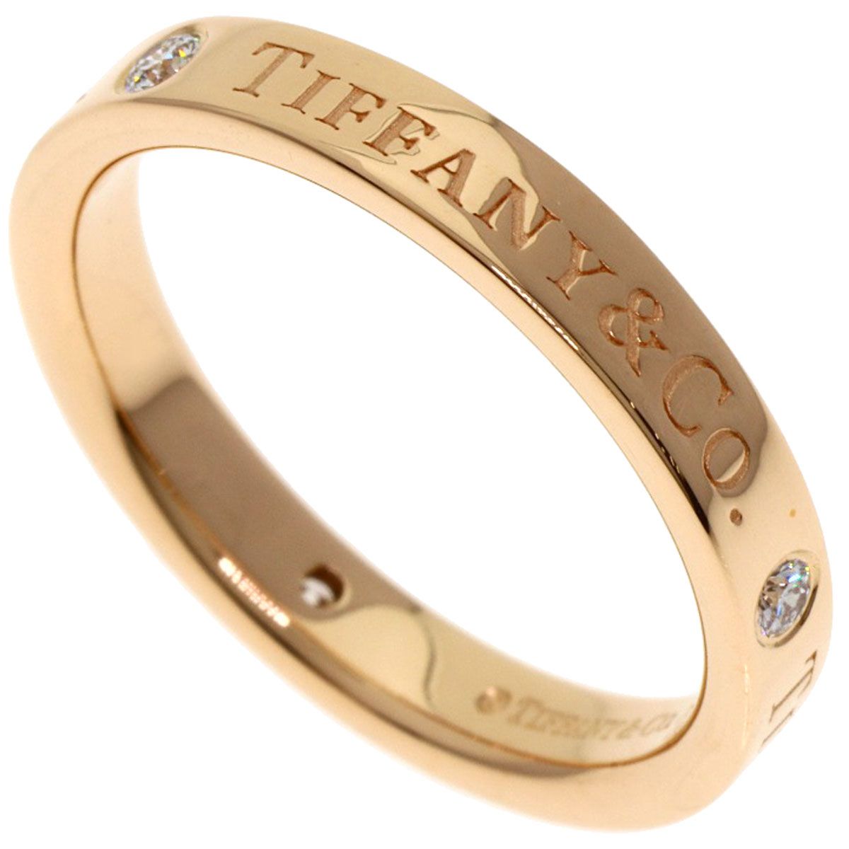 C*3様 ティファニー 3p ダイヤモンド クラシック バンドリング Pt950 TIFFANY&Co.（ティファニー） フォーエバー クラシックバンド 3P