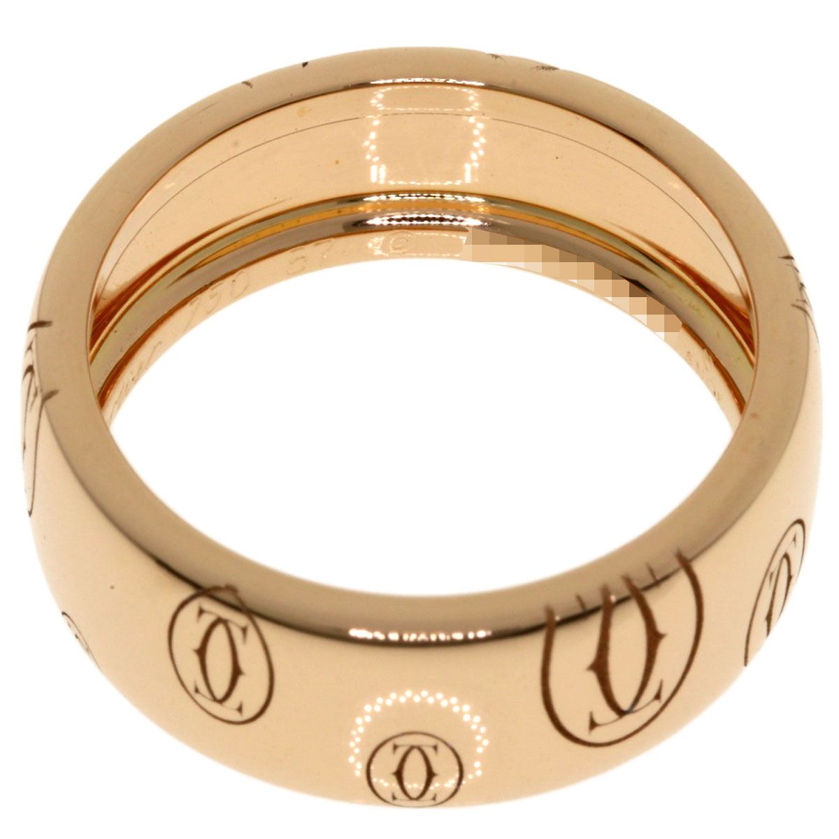 CARTIER カルティエ ハッピーバースデー LM #57 リング・指輪 K18PG