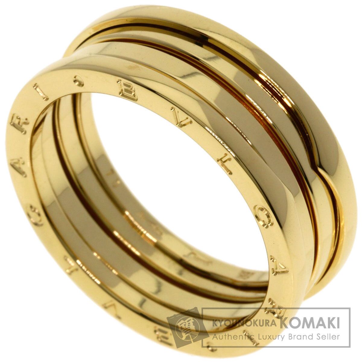 BVLGARI ブルガリ B zero 1 ビーゼロワン 3バンド 70 リング 指輪 K 18 YG ユニセックス