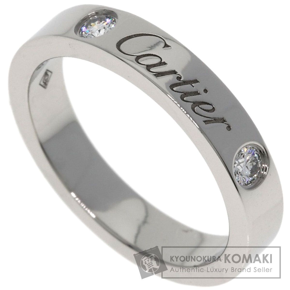 さっちゃん様CARTIER カルティエ1Pダイヤリング57エングレーブドウェディ CARTIER カルティエ エングレーブド リング 指輪 25号 Pt950プラチナ