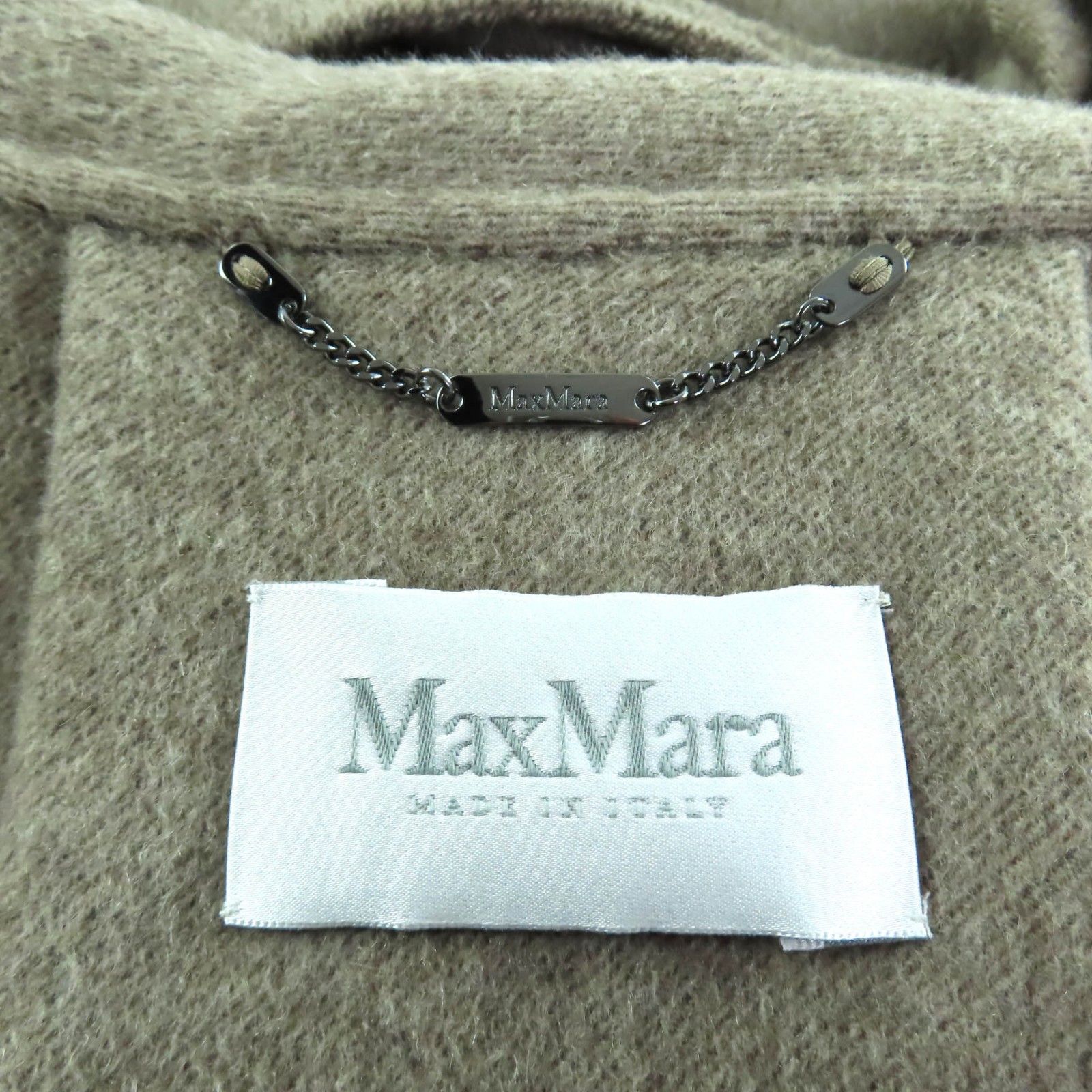 極美品★Max Mara マックスマーラ カシミヤ100％ 白タグ ベルテッドコート アウター ブラウン 42 イタリア製 正規品 レディース 極美品☆Max Mara マックスマーラ カシミヤ100％ 白タグ ベルテッド