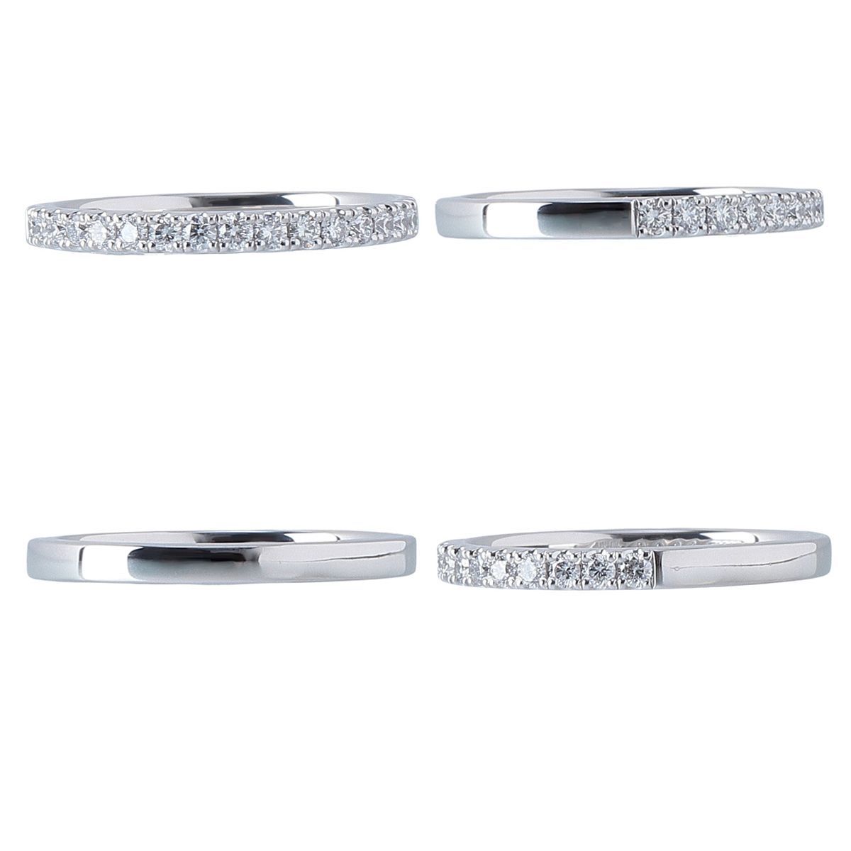 アーカー ダイヤ リング ティナ ラージ ハーフエタニティ 現行モデル