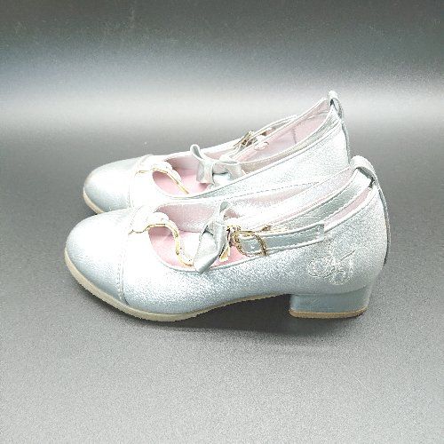 シャーリーテンプル　シューズ　サンダル　新品未使用 ◇ shirley temple シャーリーテンプル シンプル 刺繍 ロゴ 卒園