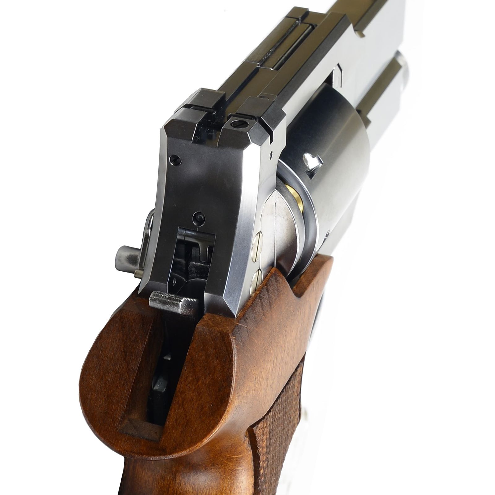 マルシン ガスガン MATEBA マテバ 3インチ シルバーABS 木製ショート