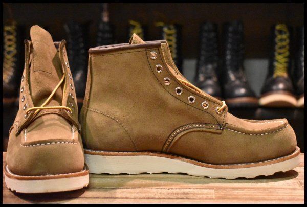 8 D ♥ 24年 レッドウィング 8881 アイリッシュセッター オリーブモハヴェ 編み上げ モックトゥ ブーツ redwing GP 362
