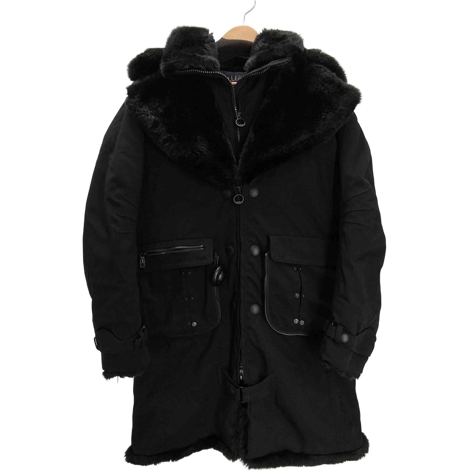 ユーズドフルギ 古着 ドッキングファー 3 D ポケット モッズ コート Y 2 K メンズ import M