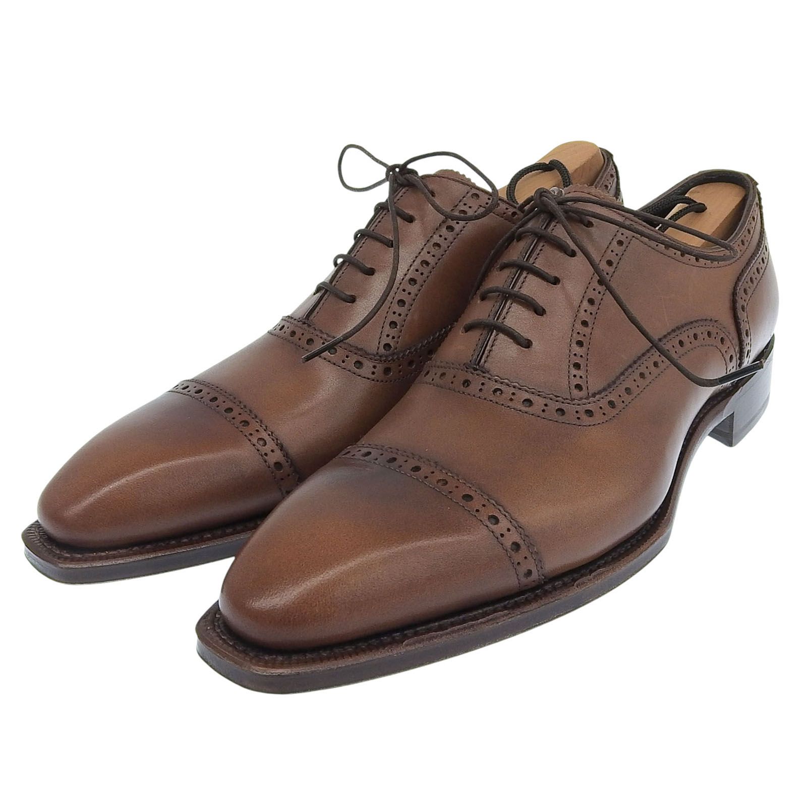 極美品△SHETLANDFOX シェットランドフォックス 15KVS 3049SF パンチド