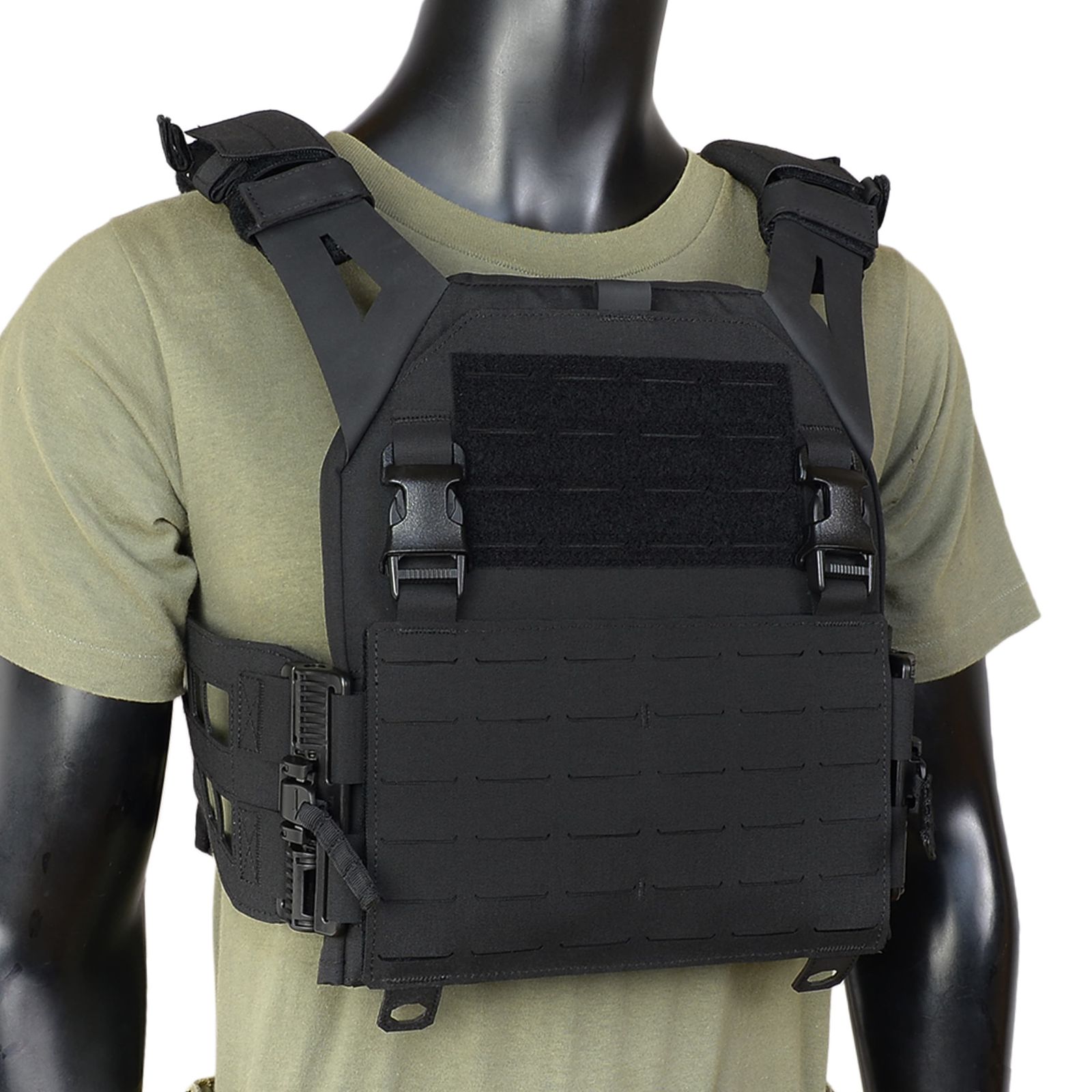 Warrior Assault Systems プレートキャリア Laser Cut LPC V 2 ラダーサイド W LC ブラック Mサイズ