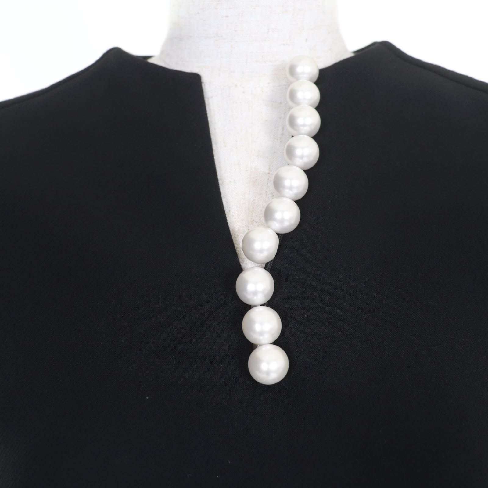 極美品☆YOKO CHAN ヨーコチャン 2023年製 YCB-223-373 フェイクパール