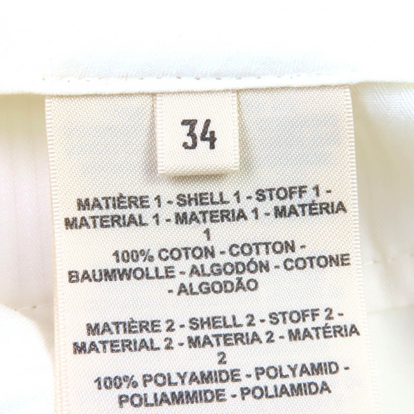 極美品△HERMES エルメス 23SS 3E0407DP 一部ナイロン使い コットン  