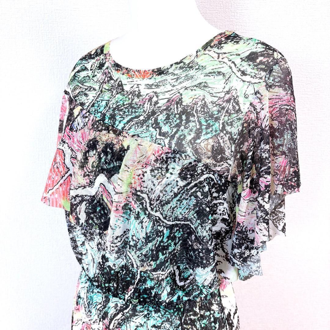 半袖パワーネットワンピース 42