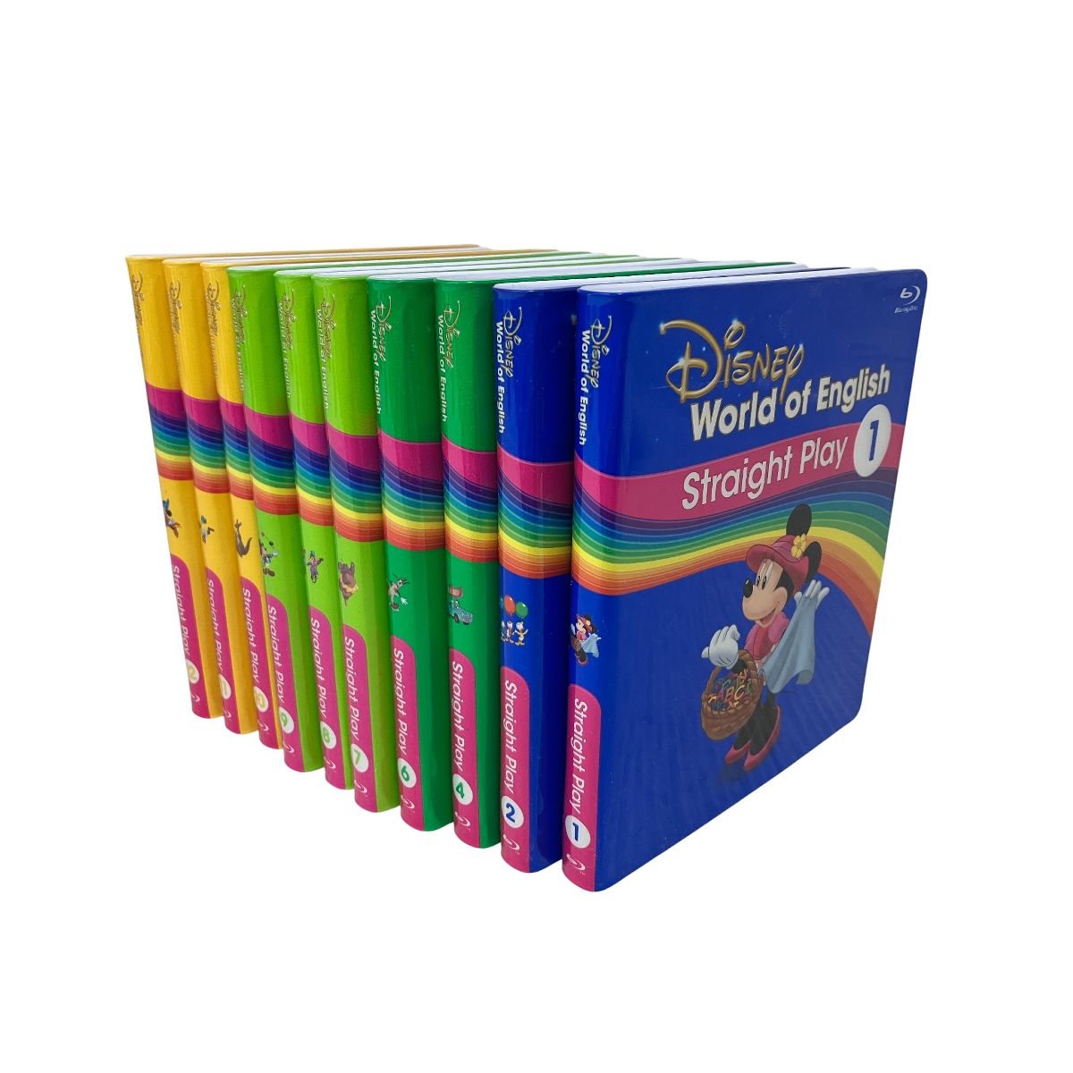 DWE ディズニー 英語 ストレートプレイ Blu ray ブルーレイ 2020年頃 ワールドファミリー 知育