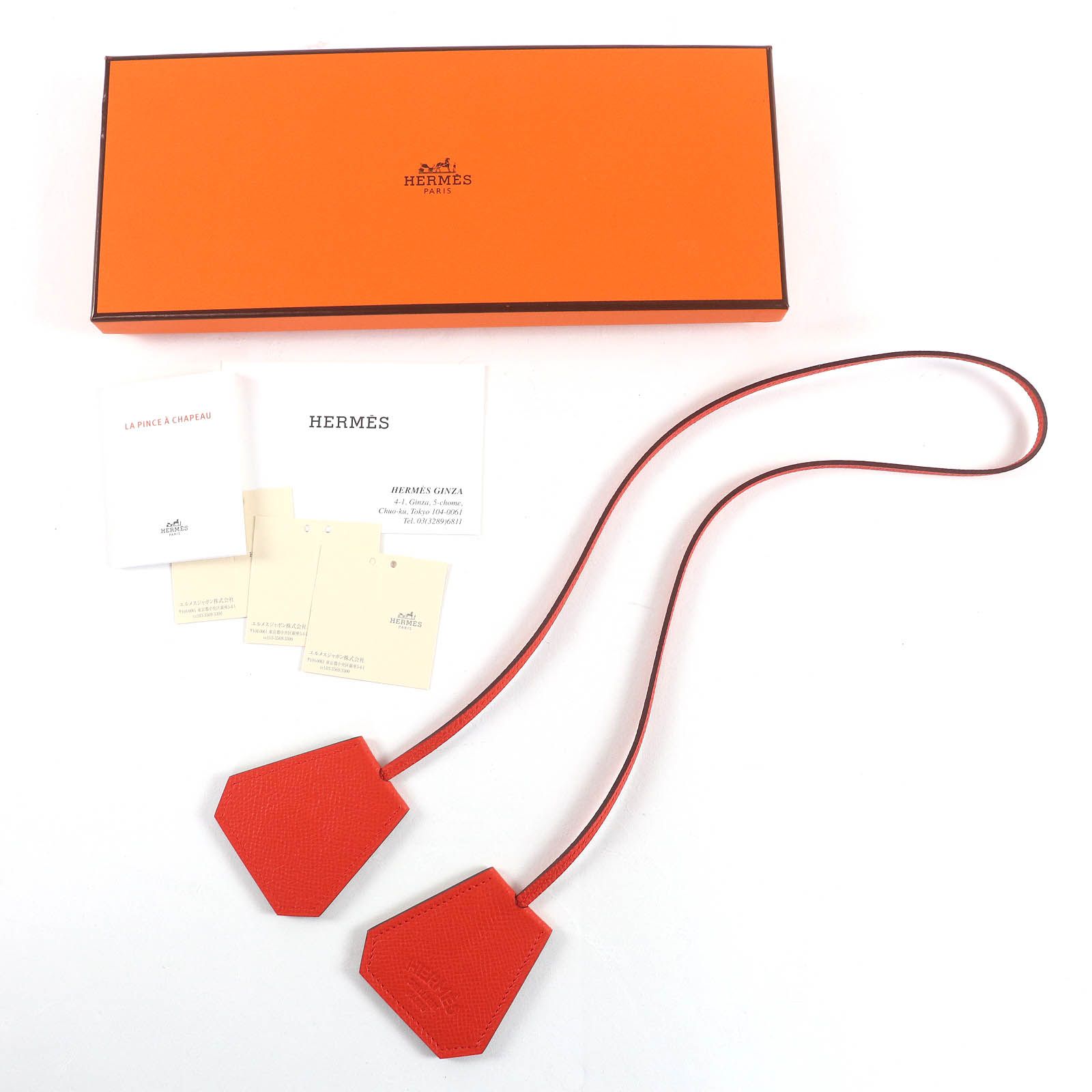 未使用品△HERMES エルメス ハットクリップ カピュシーヌ ヴォー