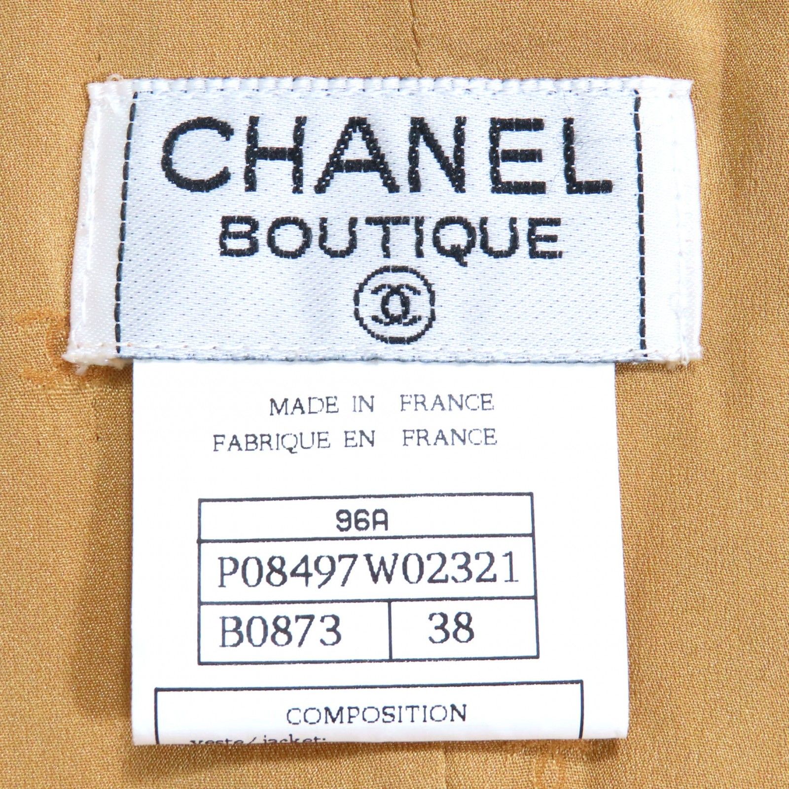 極美品◇CHANEL BOUTIQUE シャネルブティック ヴィンテージ 96A P08499