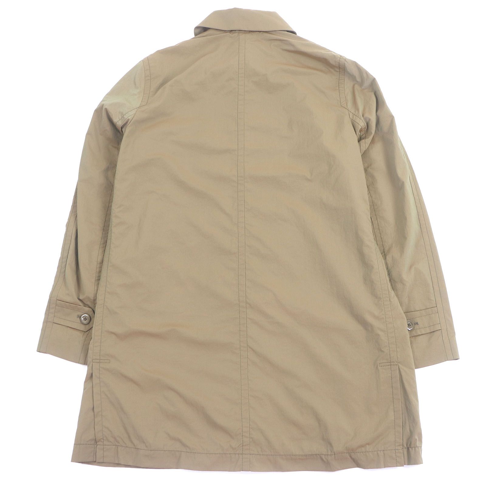 極美品□BOGLIOLI ボリオリ ロゴボタン スプリングコート ステンカラー