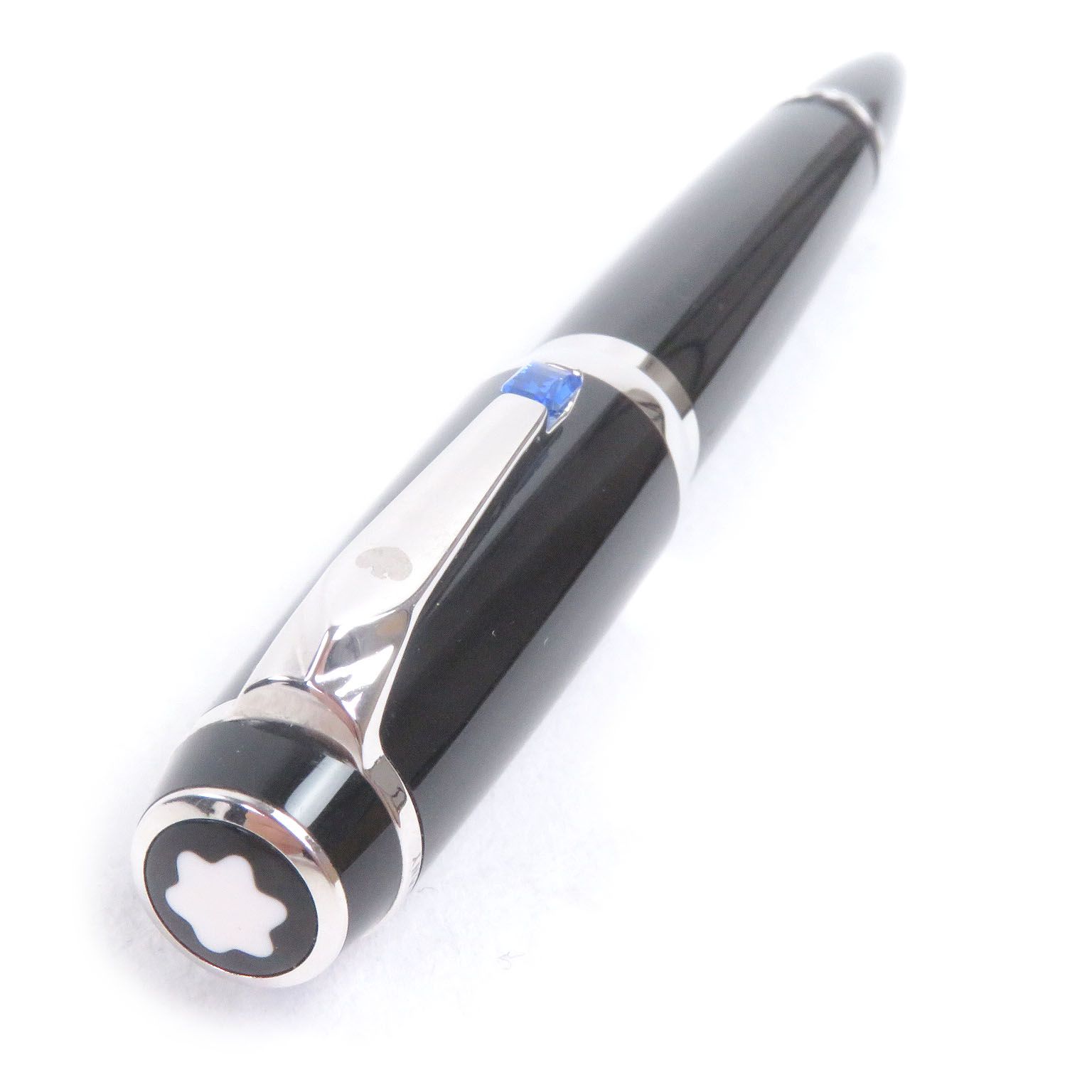 美品□MONTBLANC モンブラン BOHEME ボエム ホワイトスター ブルー 