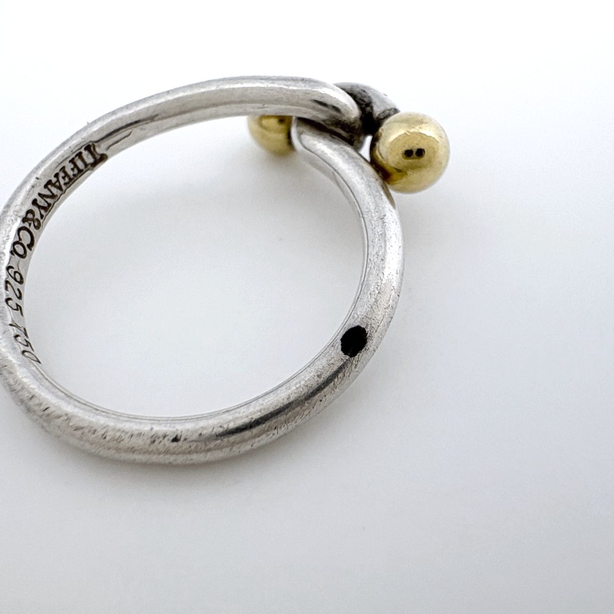 ティファニー TIFFANY&Co. ノット リング ラブ フック＆アイ 指輪 K18