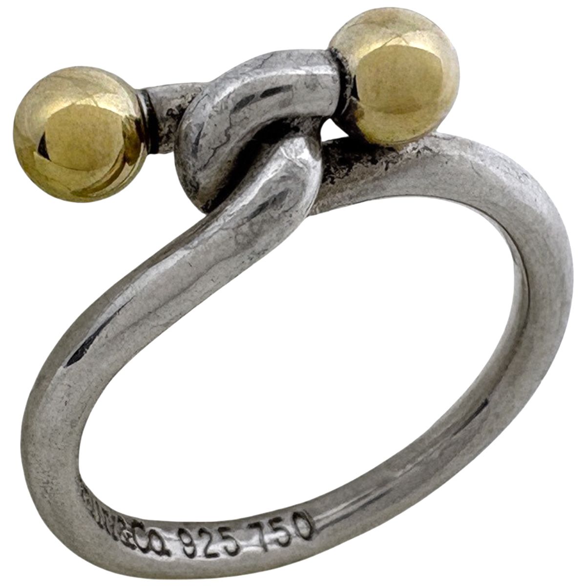 ティファニー TIFFANY&Co. ノット リング ラブ フック＆アイ 指輪 K18