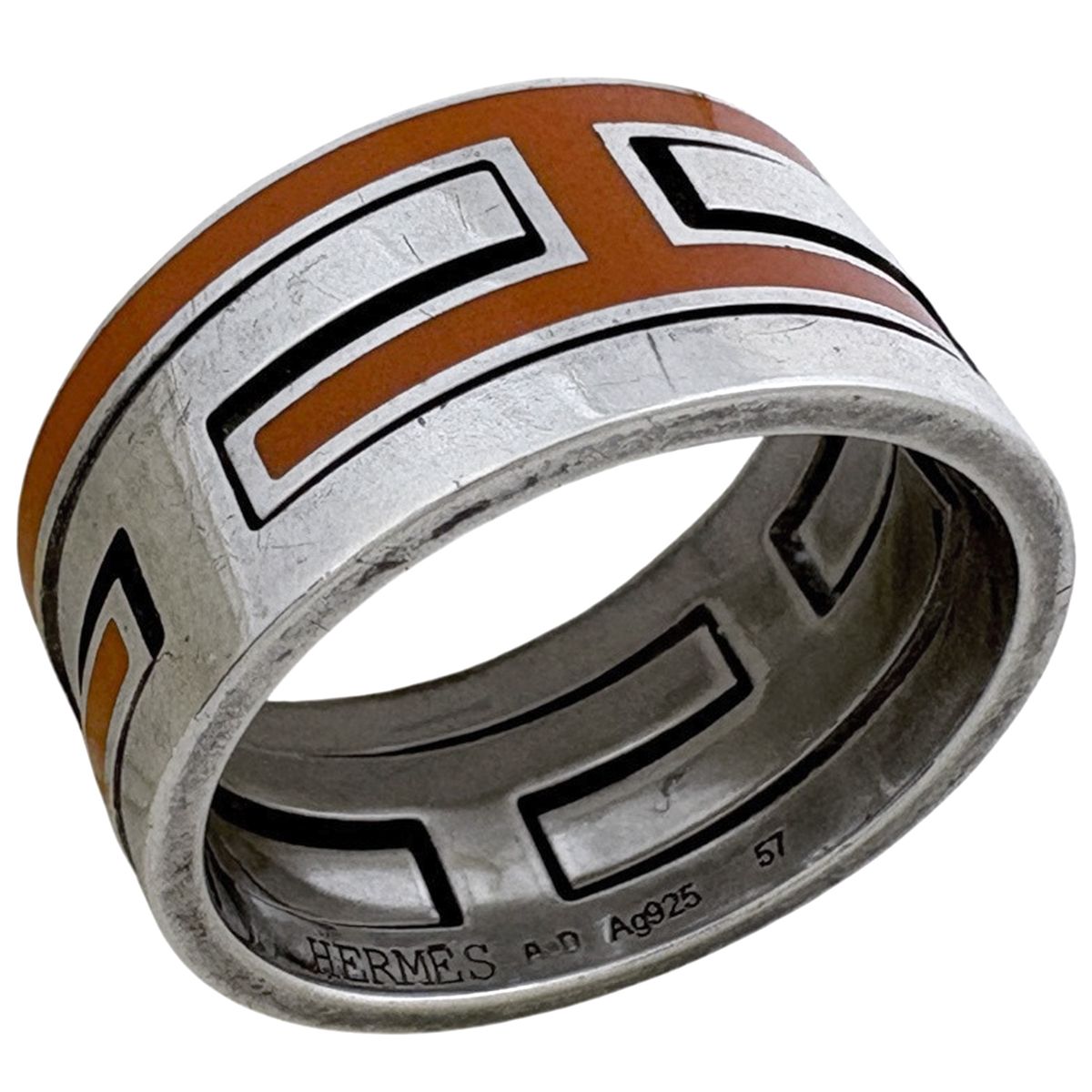 エルメス HERMES ムーブアッシュ リング Hロゴ 指輪 リング 16.5号