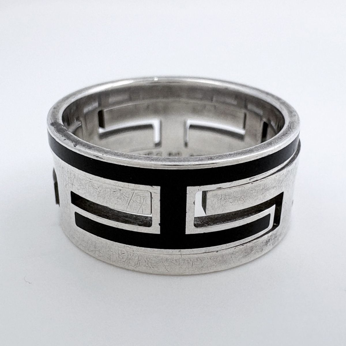 エルメス HERMES ムーブアッシュ リング Hロゴ 指輪 リング 17.5号