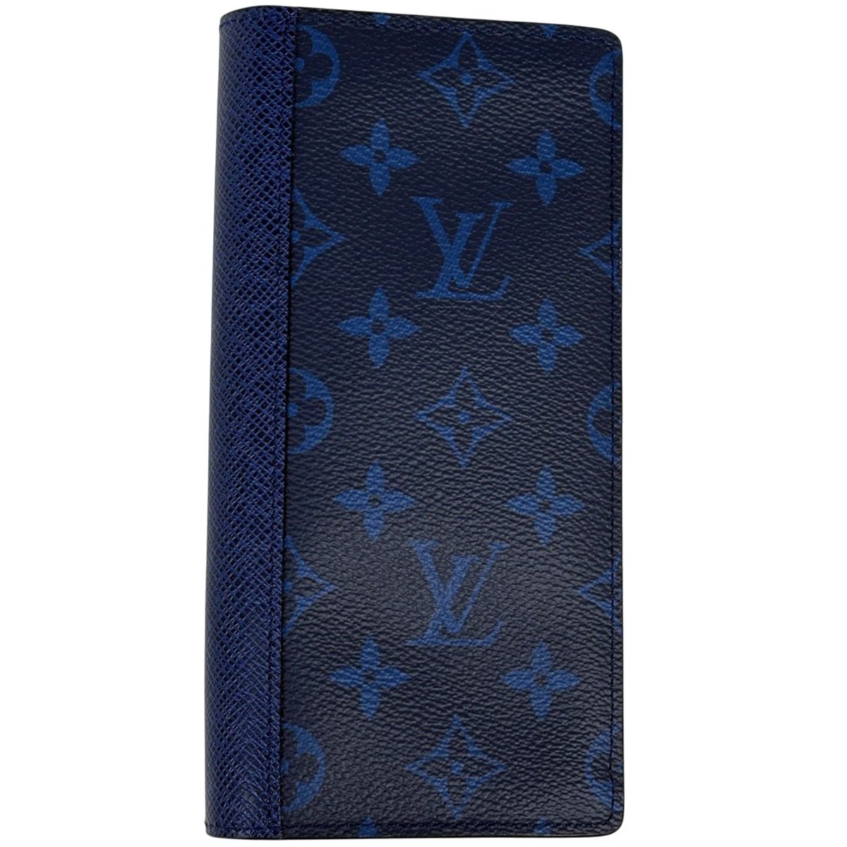 ルイ ヴィトン Louis Vuitton ポルトフォイユ ブラザ モノグラム タイガ 二つ折り 長財布 タイガラマ コバルト ブルー M 30297 メンズ