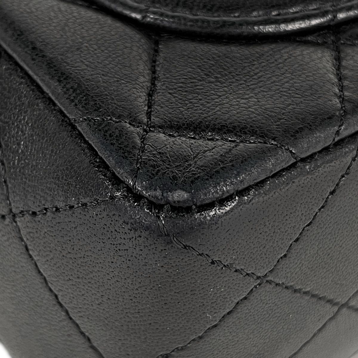 シャネル CHANEL ミニ マトラッセ シングルフラップ チェーン