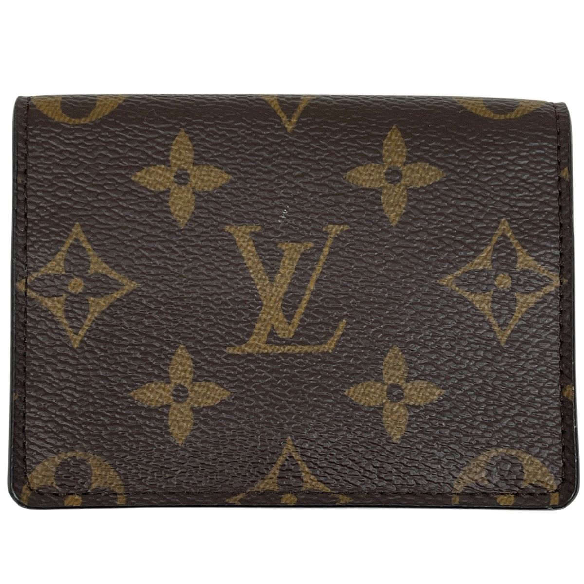 ルイ ヴィトン Louis Vuitton アンヴェロップ カルト ドゥ ヴィジット カード入れ 名刺入れ カードケース モノグラム ブラウン M 63801 レディース
