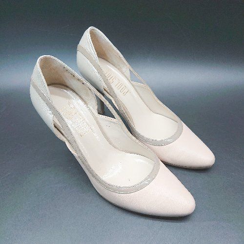 POOL SIDE プールサイド ベージュ　パンプス　23cm ◇ POOL SIDE プールサイド ヒール ポインテッドトゥ シンプル