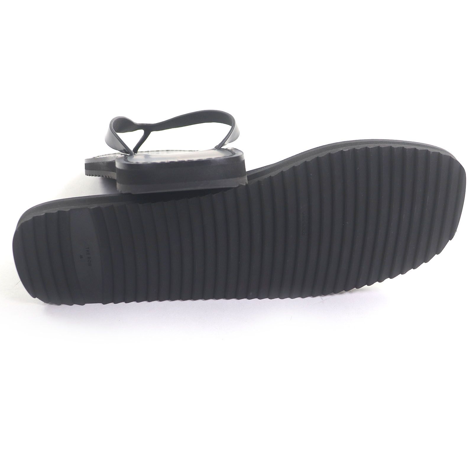 極美品□THE ROW ザロウ CITY FLIP FLOP レザー フリップフロップ