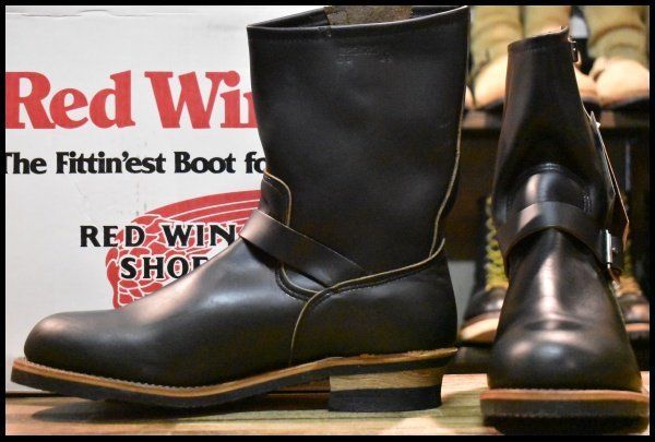 13 D DEAD PT 91プリント 94年 刻印 レッドウィング 2268 エンジニア ブラッククローム スチールトゥ ブーツ redwing GP 365