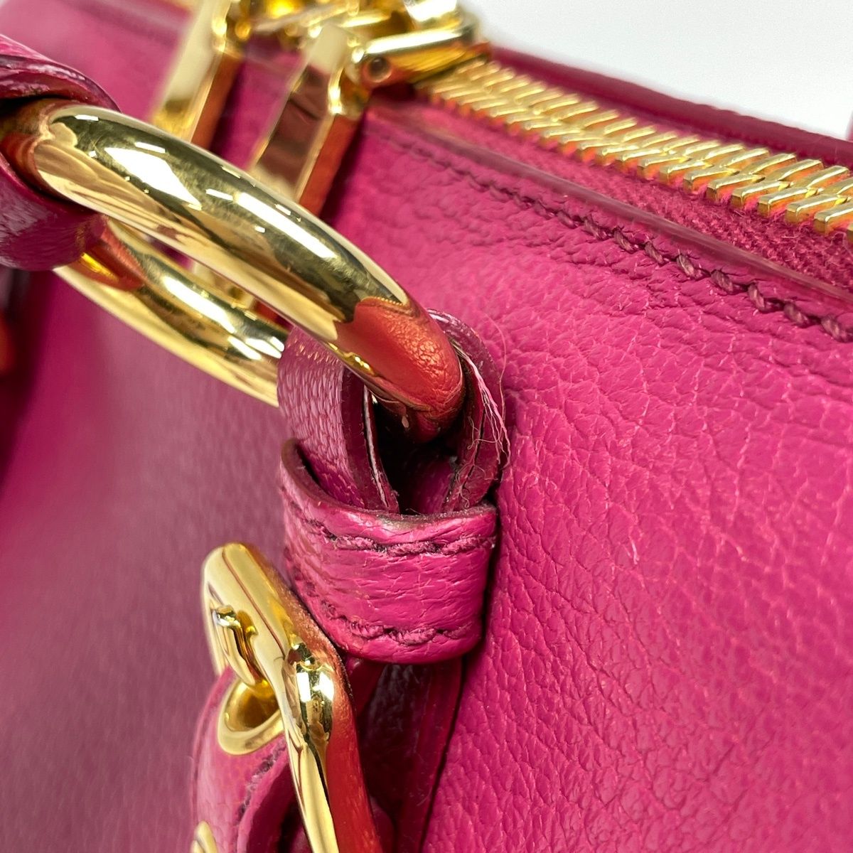 ミュウ ミュウ Miu Miu マドラス ハンドバッグ 2WAY ショルダーバッグ 