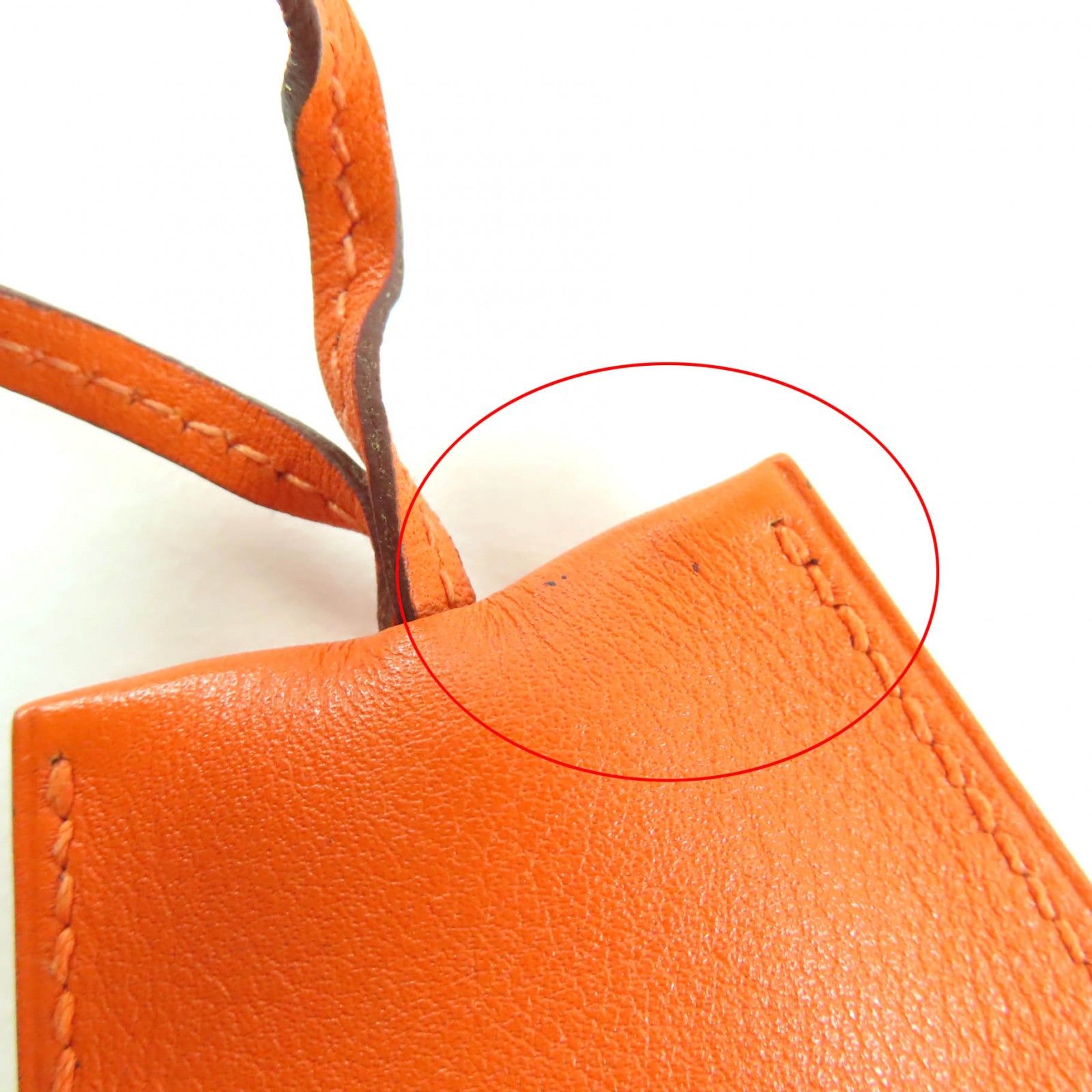 美品☆HERMES エルメス マルジェラ期 キーリング付 ラージクロシェット 