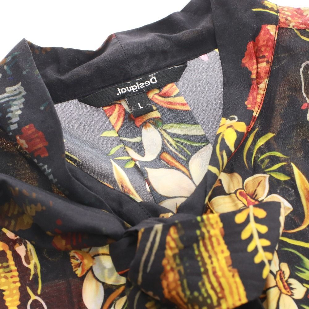 花柄プリーツ長袖シャツ 26SWCW11 | Desigual (Women 